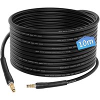 10 m Hochdruckreinigerschlauch, schwarz, flexibler Abflussreinigerschlauch, Hochdruck-Rohrreinigung für Hochdruckreiniger Karcher K2 K3 K4 K5 K6 K7 10 m Hochdruckreinigerschlauch, schwarz, flexibler Abflussreinigerschlauch, Hochdruck-Rohrreinigung für Hochdruckreiniger Karcher K2 K3 K4 K5 K6 K7 von COAVAS