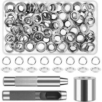 120-teiliges Ösen-Set für Planen, Innendurchmesser 12 mm, Ösen-Set mit 3-teiligem Werkzeug, Ösen-Sets für Segeltuchplanen, Schuhe, Kleidung, Hüte 120-teiliges Ösen-Set für Planen, Innendurchmesser 12 mm, Ösen-Set mit 3-teiligem Werkzeug, Ösen-Sets für Segeltuchplanen, Schuhe, Kleidung, Hüte von COAVAS