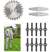 14er-Pack Metall-Trimmerklingen für Fadentrimmer, Metallklingen für Akku-Freischneider, Fadentrimmer-Zubehör von COAVAS