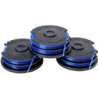 3er-Set Einzeldrahtspulen Ø 1,6 mm, Länge 4,5 m für Akku-Trimmer - Starker und langlebiger Draht - Kompatibel mit mehreren Modellen - RAC125 3er-Set Einzeldrahtspulen Ø 1,6 mm, Länge 4,5 m für Akku-Trimmer - Starker und langlebiger Draht - Kompatibel mit mehreren Modellen - RAC125 von COAVAS