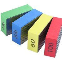 4er-Pack Diamant-Handpolierpads, Schleifpads für Glaskeramikfliesen, 4 Rauheitsstufen – Körnung 60, 100, 200, 400, Mohs-Härte 10 4er-Pack Diamant-Handpolierpads, Schleifpads für Glaskeramikfliesen, 4 Rauheitsstufen – Körnung 60, 100, 200, 400, Mohs-Härte 10 von COAVAS