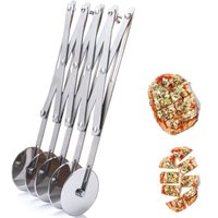 5-Rad-Teigschneider, Gebäckschneider, Edelstahl-Teigschneider, Rad-Gebäckschneider, Pizzaschneider, Keksteigschneider, verstellbarer Pizzaschneider 5-Rad-Teigschneider, Gebäckschneider, Edelstahl-Teigschneider, Rad-Gebäckschneider, Pizzaschneider, Keksteigschneider, verstellbarer Pizzaschneider von COAVAS