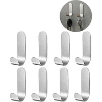 8 Stück Edelstahl-Klebehaken, selbstklebende Haken, für Handtücher, Schlüssel, Zuhause, Küche, Badezimmer, rostfrei und wasserdicht 8 Stück Edelstahl-Klebehaken, selbstklebende Haken, für Handtücher, Schlüssel, Zuhause, Küche, Badezimmer, rostfrei und wasserdicht von COAVAS