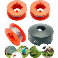 F016800175 Fadenspule für Bosch Art 23 26 30 Easytrim und Combitrim, Pro-Tap Automatische weiche Fadenspule, 8 m x 1,6 mm mit Abdeckung F016L71088 (3 von COAVAS