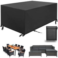 Gartenmöbel-Abdeckung, rechteckige Gartentisch-Abdeckung, Möbel-Schutzhülle, wasserdichte Anti-UV-Gartenmöbel-Plane, 420D Oxford-Gewebe, Gartenmöbel-Abdeckung, rechteckige Gartentisch-Abdeckung, Möbel-Schutzhülle, wasserdichte Anti-UV-Gartenmöbel-Plane, 420D Oxford-Gewebe, von COAVAS