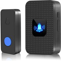 Kabellose Türklingel, Mini-Türklingel IP55, wasserdicht, elektronisches Klingelset für den Außenbereich, 150 m Reichweite, 38 Melodien in 5 Kabellose Türklingel, Mini-Türklingel IP55, wasserdicht, elektronisches Klingelset für den Außenbereich, 150 m Reichweite, 38 Melodien in 5 von COAVAS