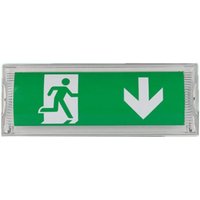 LED-Notbeleuchtungsleuchte, mit Pufferbatterie bis zu 3 Stunden, Schutzart: IP 65, Ausgangs-/Notsignalzeichen, Leuchtschild, Beleuchtet LED-Notbeleuchtungsleuchte, mit Pufferbatterie bis zu 3 Stunden, Schutzart: IP 65, Ausgangs-/Notsignalzeichen, Leuchtschild, Beleuchtet von COAVAS