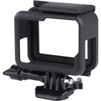 Schutzgehäuse Rahmen kompatibel mit GoPro Hero7/(2018)/6/5 Gehäuseumrandung mit abnehmbarer beweglicher Fassung und Schrauben Schwarz von COAVAS