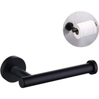 Toilettenpapierhalter aus mattiertem Edelstahl SUS304, halboffener Toilettenpapierrollenhalter-Spender, runde Wandhalterung für Badezimmer und Küche von COAVAS