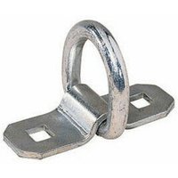 Verzinkter Stahl-Festmacherring mit Schrauben, Zurrringe mit Wirbel – Verzinkter Stahl – Indikative Arbeitslast 800 kg, Grau von COAVAS