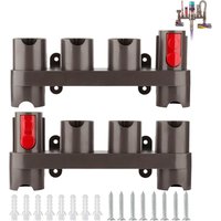 Zubehörhalter für Dyson Gen5 V15 V12 V7 V8 V10 V11 SV10 SV11 Staubsaugerzubehör, Dyson Zubehörhalter (10 Aufbewahrungssteckplätze, 2er-Pack) von COAVAS