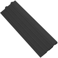 Coba Europe - Modul für Werkstattmatte - Anti-Ermüdungsmatte - Schwarzes Seitenteil mit Puzzle-Einkerbungen Coba Europe - Modul für Werkstattmatte - Anti-Ermüdungsmatte - Schwarzes Seitenteil mit Puzzle-Einkerbungen von COBA EUROPE