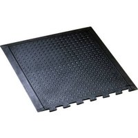 COBA Europe CL010001 Comfort Lok Ende Arbeitsplatzmatte (L x B x H) 0.8m x 0.7m x 12mm Schwarz von COBA Europe