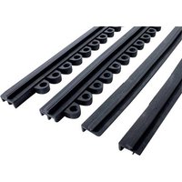 COBA Europe DT010003F Premier Verbinder Female PVC-Platte (L x B x H) 300 x 20 x 15mm Schwarz von COBA Europe