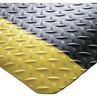 COBA Europe SD010707C SD010707C Arbeitsplatzmatte Deckplate mit gelbem Rand (B x H) 0.9m x 15mm (B x von COBA Europe