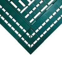 COBA Ecke für Arbeitsplatzmatte aus PE, BxL 112 x 112 mm, grün von COBA