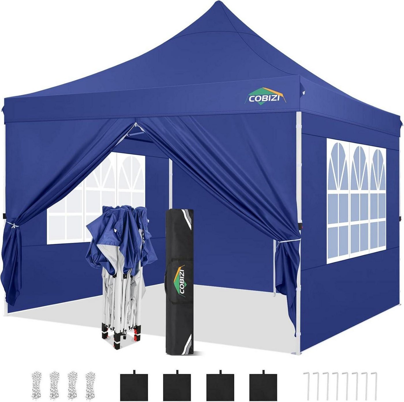 COBIZI Faltpavillon COBIZI Faltpavillon 3x3 Wasserdicht Stabil Winterfest Pop up Pavillon COBIZI Faltpavillon COBIZI Faltpavillon 3x3 Wasserdicht Stabil Winterfest Pop up Pavillon von COBIZI