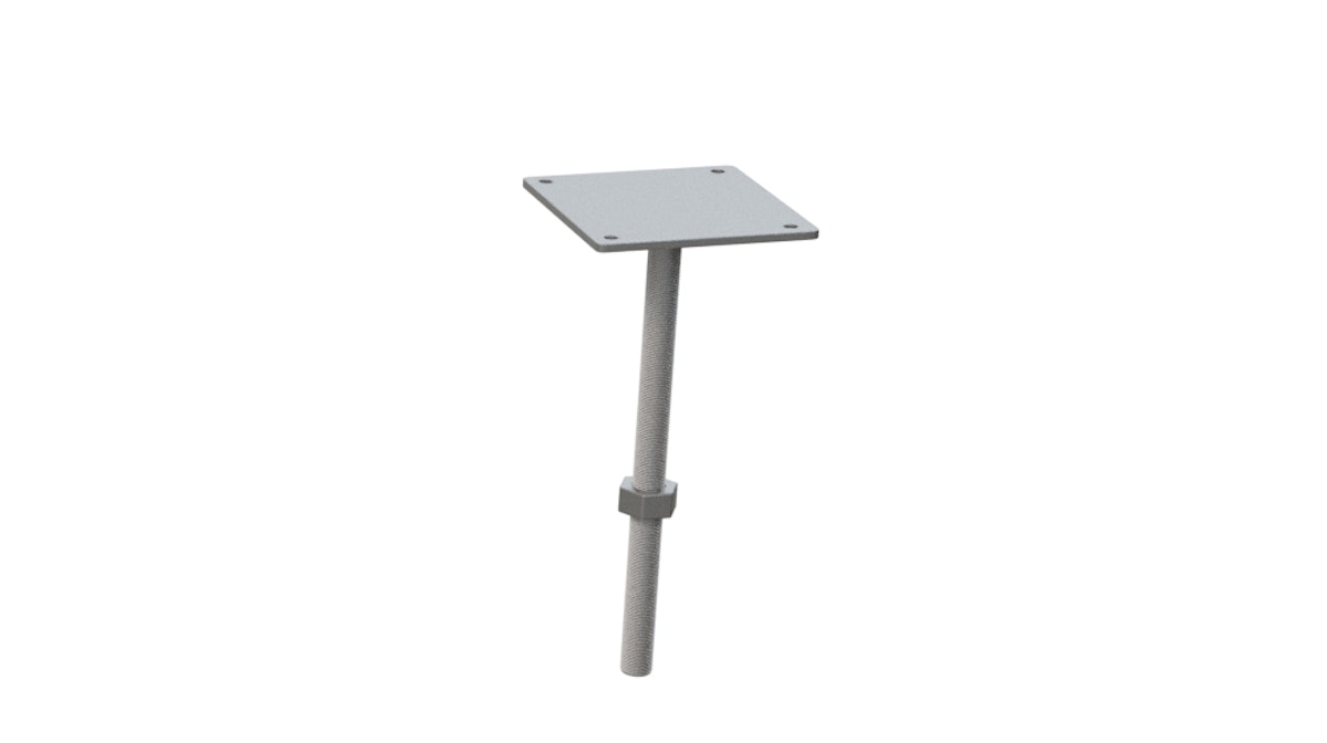 Cobra Fastener Fundament Flat support 90x90 mm feuerverzinkt NF P 94-150-1 zertifiziert von COBRA FASTENER