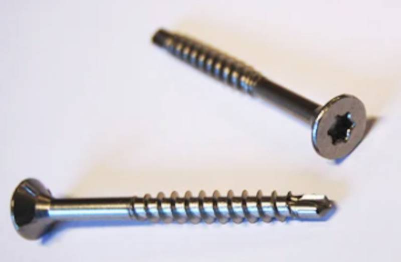 Cobra Fastener Holz Montageschraube selbstbohrend 5 x 70 mm Edelstahl ASIS304 + bit für Holz UK 100 St von COBRA FASTENER
