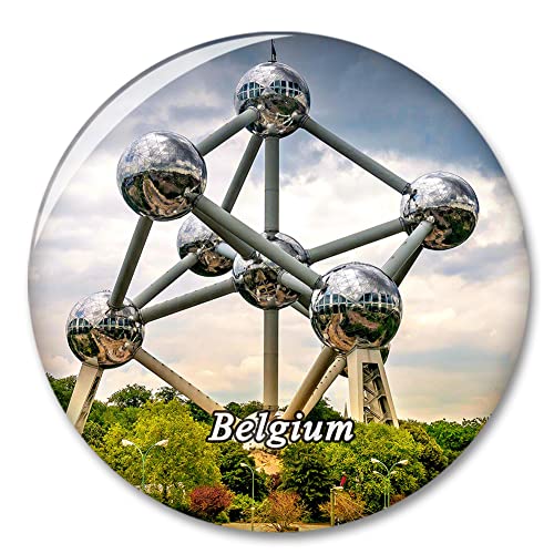 Belgien Brüssel Atomium Kühlschrank Kühlschrank Magnet Dekorative Magnet Aufkleber Reise Souvenir Sammlung Touristenstadt Geschenk Whiteboard Küche von COBREW