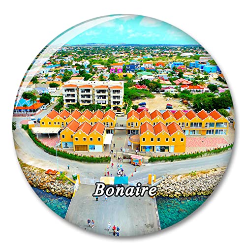 Bonaire Kühlschrank Kühlschrank Magnet Dekorativer Magnet Aufkleber Reise Souvenir Sammlung Tourist City Geschenk Whiteboard Küche von COBREW