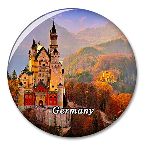 Deutschland Neuschwanstein Schloss Kühlschrank Kühlschrank Magnet Deko Magnet Aufkleber Reise Souvenir Sammlung Tourist Stadt Geschenk Whiteboard Küche von COBREW