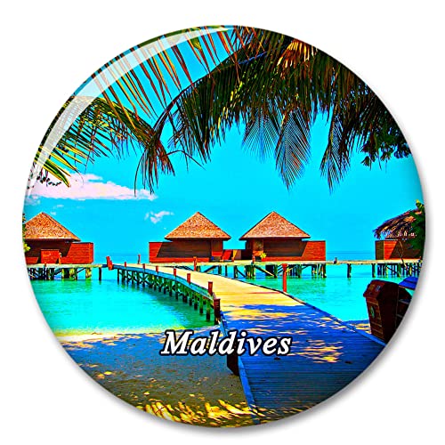 Malediven Kühlschrankmagnet Dekorativer Magnet Aufkleber Reise Souvenir Sammlung Tourist City Geschenk Whiteboard Küche von COBREW