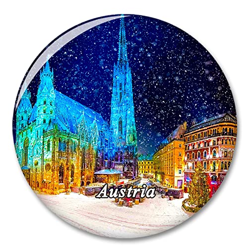 Österreich Wien St. Stephans Kathedrale Kühlschrankmagnet Deko Magnet Aufkleber Reise Souvenir Sammlung Touristenstadt Geschenk Whiteboard Küche von COBREW