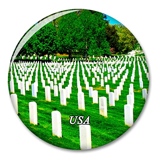 USA America Arlington National Cemetery Kühlschrank Magnet Dekorativer Magnet Aufkleber Reise Souvenir Kollektion Tourist City Geschenk Whiteboard Küche von COBREW