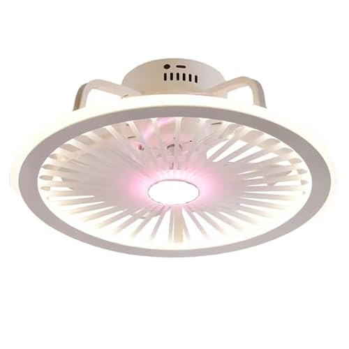 LED Leise Deckenventilator Runden Licht Dimmbar Mit Fernbedienung Ultra Dünn Design Fan Deckenleuchte Schlafzimmer Kinderzimmer Ventilator Lampe Fan Deckenlampe Fan Kronleuchter… von COCOL