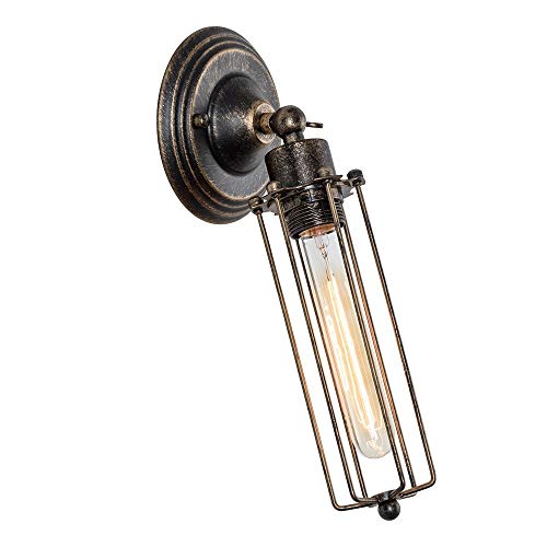 COCOL Wandleuchte Vintage Verstellbar Metall Wandlampe Antik Wandlampe Rustikal für Landhaus Schlafzimmer Wohnzimmer Esstisch von COCOL