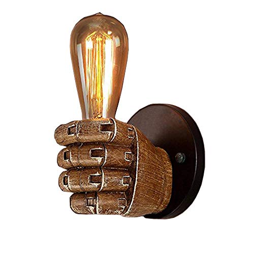 COCOL Wandleuchten Wandlampe Metall Stil Hand Halten Licht Vintage Retro Industrie Innenbeleuchtung Wände Leuchten Schwarz von COCOL