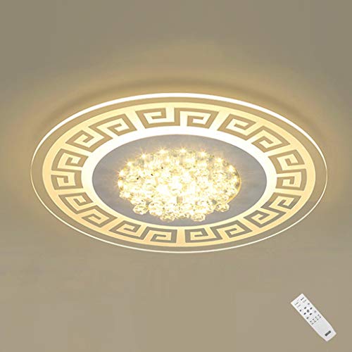 COCOL&Ultradünne LED-Deckenleuchte LED-Deckenleuchte, modernes minimalistisches stufenloses Dimmen, ultradünner Kristall- und Acrylkörper, Wohnzimmerbeleuchtung im Restaurant von COCOL