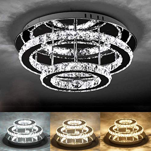 LED Kristall Deckenleuchte Moderne K9 Kristall Deckenlampe 36W Dimmbar Mit Fernbedienung Schlafzimmer Wohnzimmer Küche Beleuchtungssystem Dekorative Lampe LED Kristall Deckenleuchte Moderne K9 Kristall Deckenlampe 36W Dimmbar Mit Fernbedienung Schlafzimmer Wohnzimmer Küche Beleuchtungssystem Dekorative Lampe von COCOL