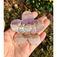 Amethyst Agate Flower von COCOROCRYSTAL