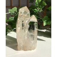 Clear Quartz Double Point Tower von COCOROCRYSTAL