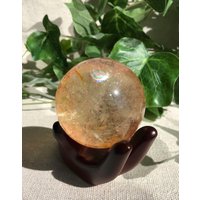 Natural Quartz Dyed Sphere Natural Quartz Dyed Sphere von COCOROCRYSTAL