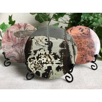 Picture Jasper Round Slab With Stand Picture Jasper Round Slab With Stand von COCOROCRYSTAL