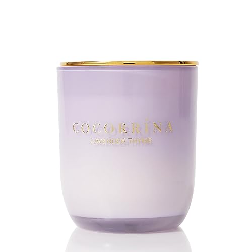 Cocorrína Candle Duftkerze im Glas - Lavendel-Thymian, Brenndauer bis zu 22 Stunden, Natürliche Soja-Kerze, Weihnachten Geschenk Kerze, 180g von COCORRÍNA