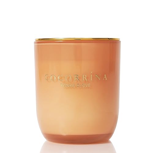 Cocorrína Candle Duftkerze im Glas - Tonka Gewürznelke, Brenndauer bis zu 22 Stunden, Natürliche Soja-Kerze, Weihnachten Geschenk Kerze, 180g von COCORRÍNA