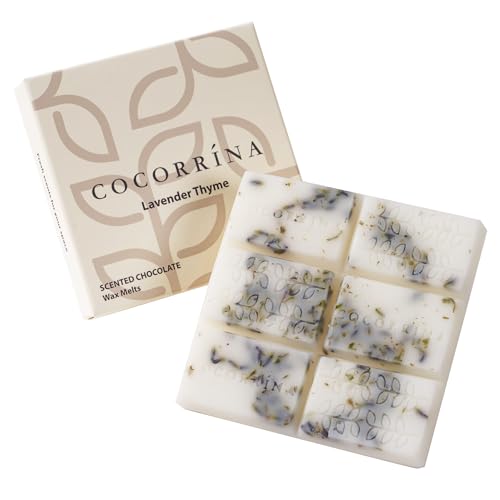 Cocorrína Duftwachswürfel - 4 x 60g Lavendel Thymian, Raumduft Duftwachs Wax Melts für Duftlampe, für Heimdekoration Wachserwärmer, Geschenksets für Weihnachten, Geburtstag von COCORRÍNA