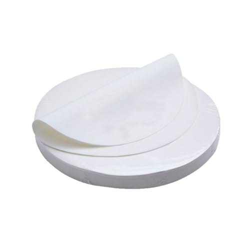 COCPZ&ZL 200 Blatt Rundes Antihaft-Backpapier Pergamentpapier Ø 32 cm BBQ Papier Rund Backpapier Zuschnitte Dauerbackfolie Rund Baking Paper Backpapier für Pfannen Grill Rund für Pizza von COCPZ&ZL