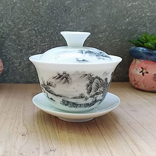 CODAO Gaiwan Keramikschalen Handgemachter Teebereiter Teegeschirr Trinkgeschirr von CODAO
