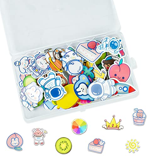 CODIRATO 40 Stück Cartoon Anstecker Pins Süß Brosche Set Acrylic Anstecknadel Kawaii Brosche Pins Acrly Anstecknadel Niedliche Abzeichen Brosche für Kleidung Taschen Jacken Handwerk DIY von CODIRATO