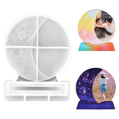 CODIRATO Epoxidharz Formen Silikon Mond Bilderrahmen 3D Fotorahmen mit Sockel Silikonform Epoxidharz Silikon Mond Fotorahmen Gießform Mond Resin Silikonform für DIY Bilderrahmen Handwerk Dekoration CODIRATO Epoxidharz Formen Silikon Mond Bilderrahmen 3D Fotorahmen mit Sockel Silikonform Epoxidharz Silikon Mond Fotorahmen Gießform Mond Resin Silikonform für DIY Bilderrahmen Handwerk Dekoration von CODIRATO