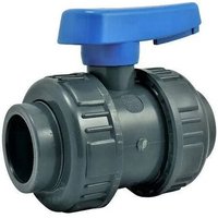 Poolventil mit Kugel, doppelte Verbindung Durchmesser 50 mm Poolventil mit Kugel, doppelte Verbindung Durchmesser 50 mm von CODITAL