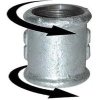 Muffe 66x76, rechts rechts verzinkt Muffe 66x76, rechts rechts verzinkt von CODITAL