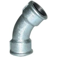 Winkelstück verformbar 45°, 40x49, weiblich verzinkt Winkelstück verformbar 45°, 40x49, weiblich verzinkt von CODITAL