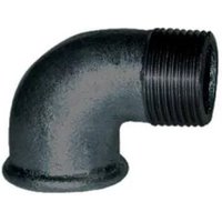 Winkelstück verformbar 90°, 12x17, männlich weiblich schwarz kleiner Radius von CODITAL