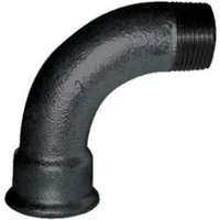 Winkelstück verformbar 90°, 50x60, männlich weiblich schwarz großer Radius von CODITAL